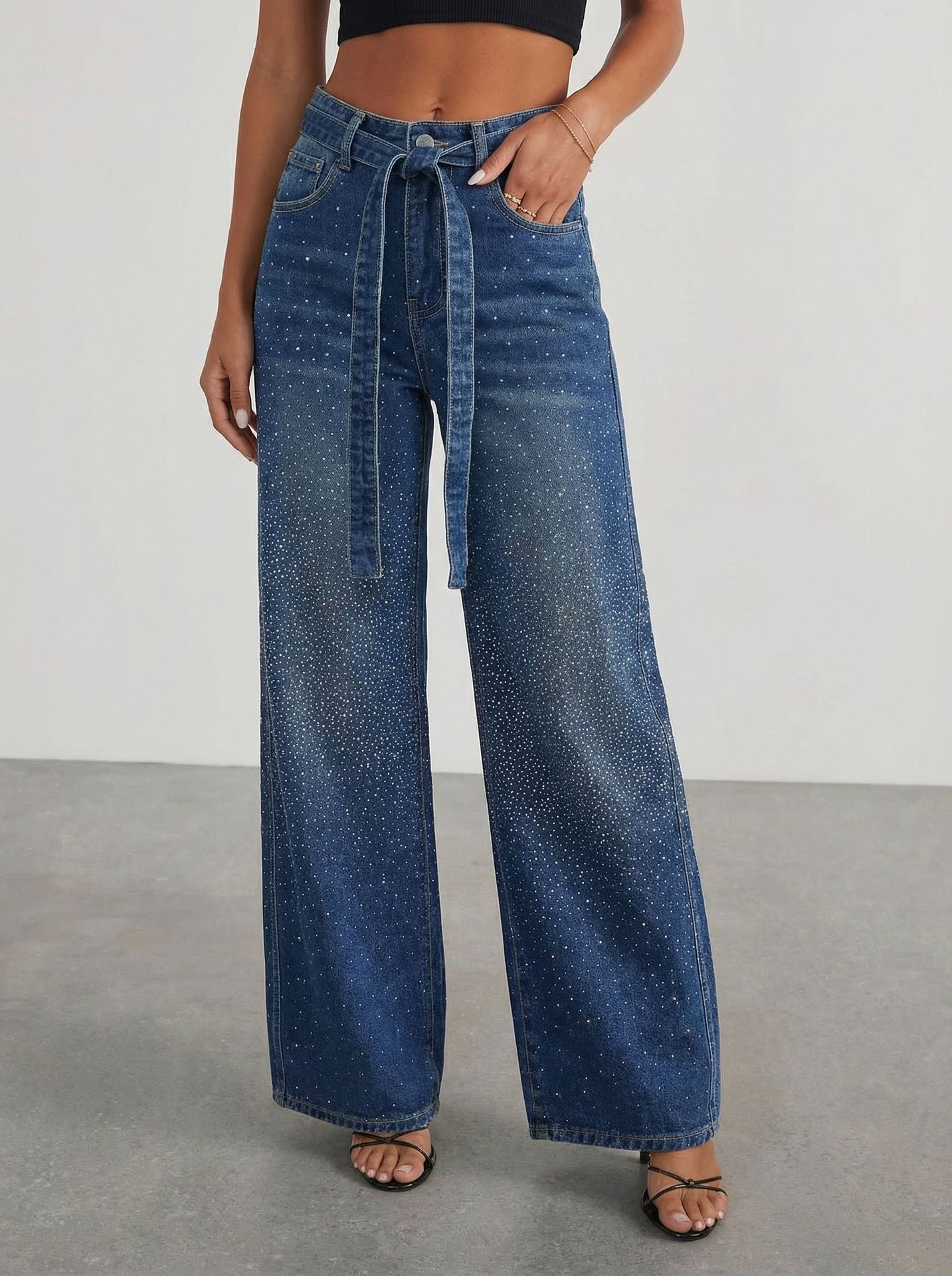 Women's Loose-fit High-waist Wide-leg Jeans