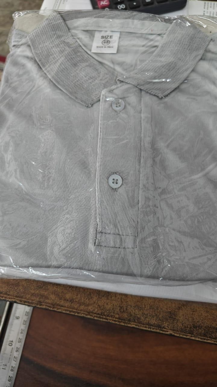 Poly Matte Solid Half Sleeves Mens Polo T-Shirt Pack Of 4