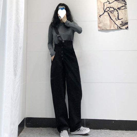 Two-way Wear Wide-leg Youth-boosting Floor-length Slip Pants